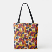 Herfstbries met levendige herfstbladeren tote bag (Achterkant)