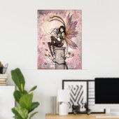 Herfstbriesjes Herfst Fee Fantasie Kunst Poster (Thuiskantoor)