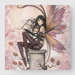 Herfstbriesjes Sprookjesachtige Fantasie Kunst van Vierkante Klok