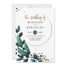 Herfstbruiloft 🍂 Deep Blue Floral Elegant 💙