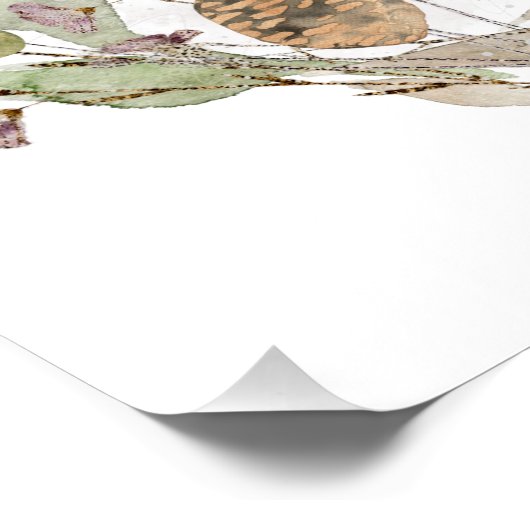 herfstbruiloft perfect poster (Hoek)