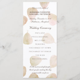 herfstbruiloft | Waterverf verlaat het programma Programmakaart