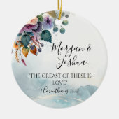 herfstbruiloften keramisch ornament (Voorkant)