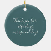 herfstbruiloften keramisch ornament (Achterkant)