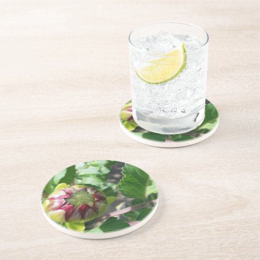 herfstbuis zandsteen onderzetter (Zijkant)