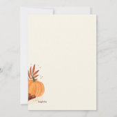 Herfstcacao Kaart (Achterkant)