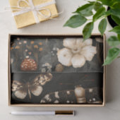 Herfstchampignons en bloemen Herfst Decoupage Tissuepapier (Geschenk)