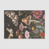 Herfstchampignons en bloemen Herfst Decoupage Tissuepapier (Voorkant)