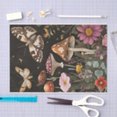 Herfstchampignons en bloemen Herfst Decoupage Tissuepapier (Craft)