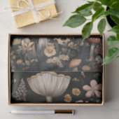 Herfstchampignons en bloemen Herfst Decoupage Tissuepapier (Geschenk)