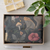 Herfstchampignons en bloemen Herfst Decoupage Tissuepapier (Geschenk)