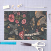 Herfstchampignons en bloemen Herfst Decoupage Tissuepapier (Craft)