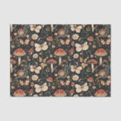 Herfstchampignons en bloemen Herfst Decoupage Tissuepapier (Voorkant)