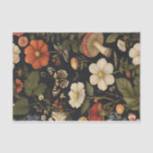 Herfstchampignons en bloemen Herfst Decoupage Tissuepapier (Voorkant)