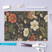 Herfstchampignons en bloemen Herfst Decoupage Tissuepapier (Craft)