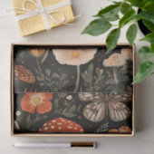 Herfstchampignons en bloemen Herfst Decoupage Tissuepapier (Geschenk)