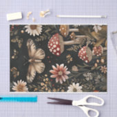 Herfstchampignons en bloemen Herfst Decoupage Tissuepapier (Craft)