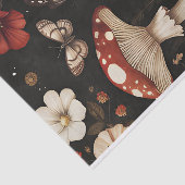 Herfstchampignons en bloemen Herfst Decoupage Tissuepapier (Detail)