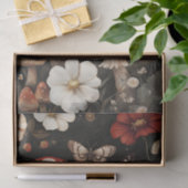 Herfstchampignons en bloemen Herfst Decoupage Tissuepapier (Geschenk)