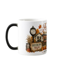 Herfstcharme op Fryeburg Main Street Kleur