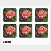 Herfstchrysanthemum – Warme Bloei Vierkante Sticker (Vel)