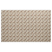  herfstcollage | Rustic Sepia Ephemera Stof (Yard (91,4 cm))