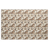 herfstcollage | Rustic Sepia Ephemera Stof (Fat Quarter)