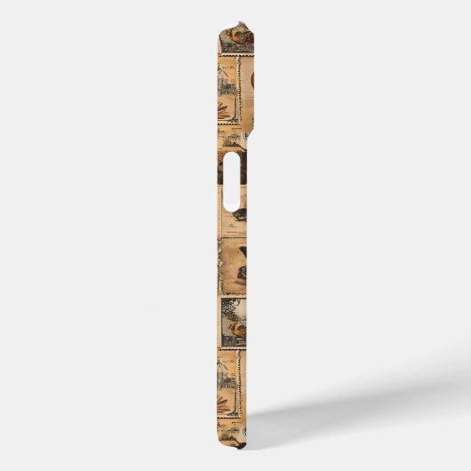 herfstcollagepatroon | Rustic Ephemera Case-Mate iPhone Case (Achterkant / Rechts)
