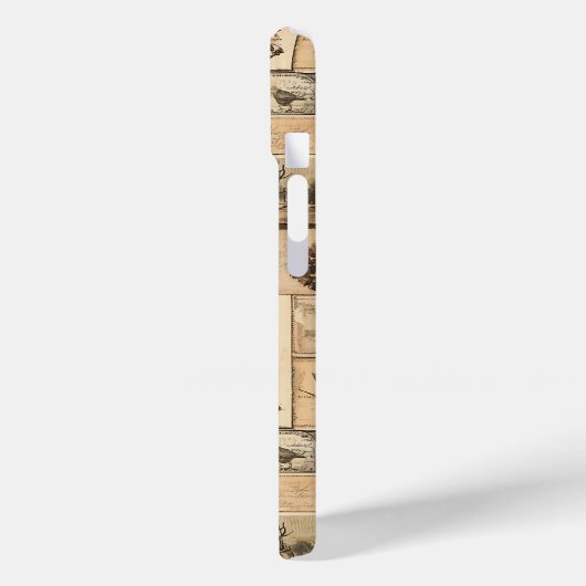 herfstcollagepatroon | Rustic Ephemera Case-Mate iPhone Case (Achterkant / Links)