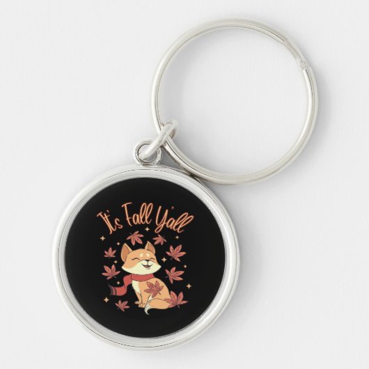 Herfstcollectie Het is herfst jongens Herfst Sleutelhanger (Voorkant)