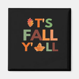 Herfstcollectie Het is herfst, jongens Klassiek Magneet