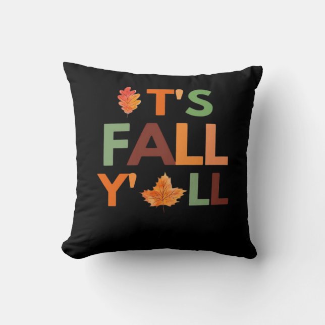 Herfstcollectie Het is herfst, jongens Kussen (Voorkant)