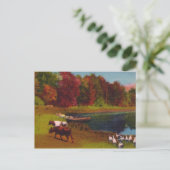 Herfstdag  Briefkaart (Staand voorkant)