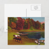 Herfstdag  Briefkaart (Voorkant / Achterkant)