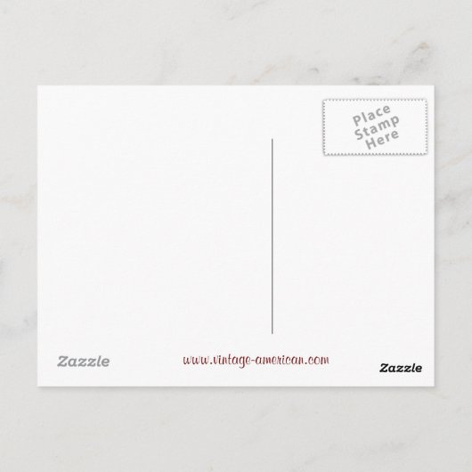 Herfstdag  Briefkaart (Achterkant)