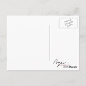 Herfstdag dankbaarheidsfotografie briefkaart (Achterkant)