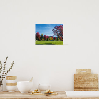 Herfstdag in het Poster