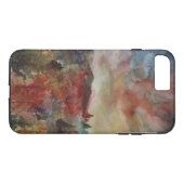 Herfstdag Landschap Kunst iPhone / iPad hoesje (Achterkant (Horizontaal))