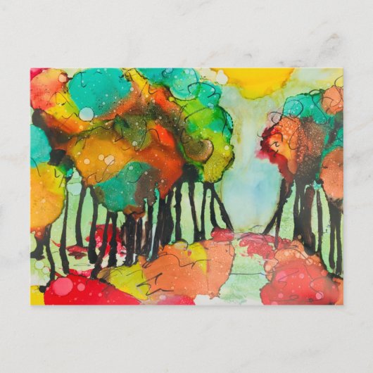 Herfstdag Uitnodiging Herfst in liefde Trouwuitnod (Voorkant)