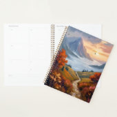 Herfstdagdromen | Geschilderd berglandschap in de Planner (Display)