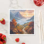 Herfstdagdromen | Geschilderd Berglandschap in de Servet (Insitu)