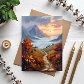Herfstdagdromen | Herfstberglandschapkaart