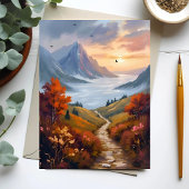 Herfstdagdromen | Herfstberglandschapkaart