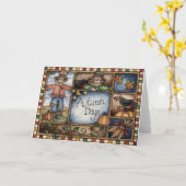 Herfstdagen - Wenskaart Kaart (Gele Bloem)