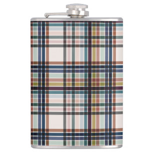 Herfstdagpalet Plaid Heupfles