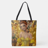 Herfstdans Fae Fantasy Art Tote Bag (Voorkant)