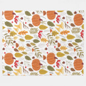 Herfstdekens Fleece Deken (Voorkant (Horizontaal))