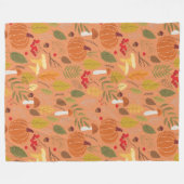 Herfstdekens Fleece Deken (Voorkant (Horizontaal))