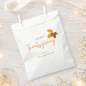 Herfstdennenappels Gelukkig Thanksgiving Bedankzakje (Geknipt)