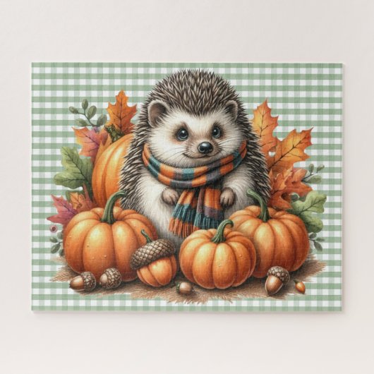 Herfstdieren puzzel (Horizontaal)